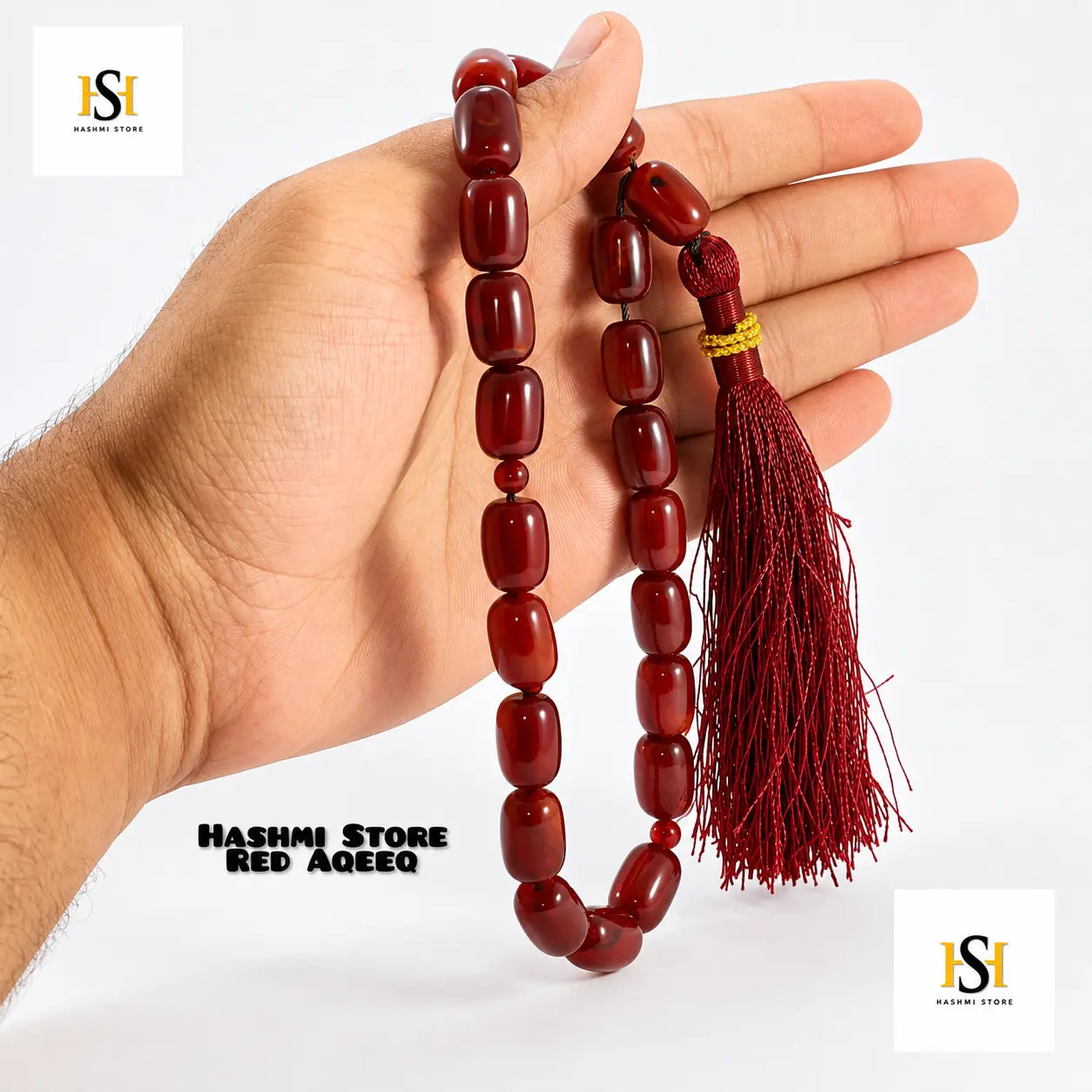 Red Aqeeq Tasbih
