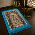 Luxury Turquoise Blue Prayer Mat