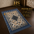 Luxury Grey Blue Prayer Mat