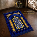 Blue Premium Velvet Prayer Mat