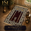 Maroon Floral Mihrab Design