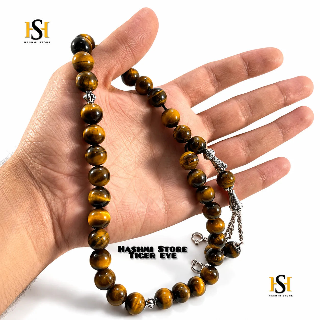Tiger Eye Stone Tasbih